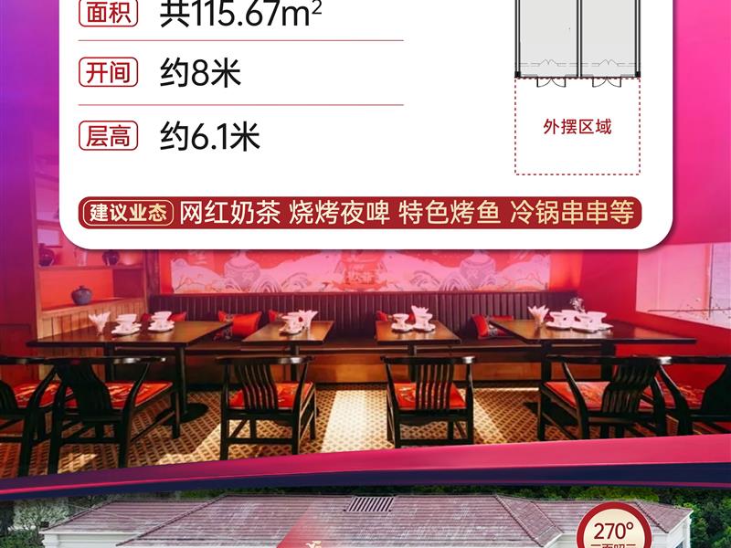 全业态餐饮现铺